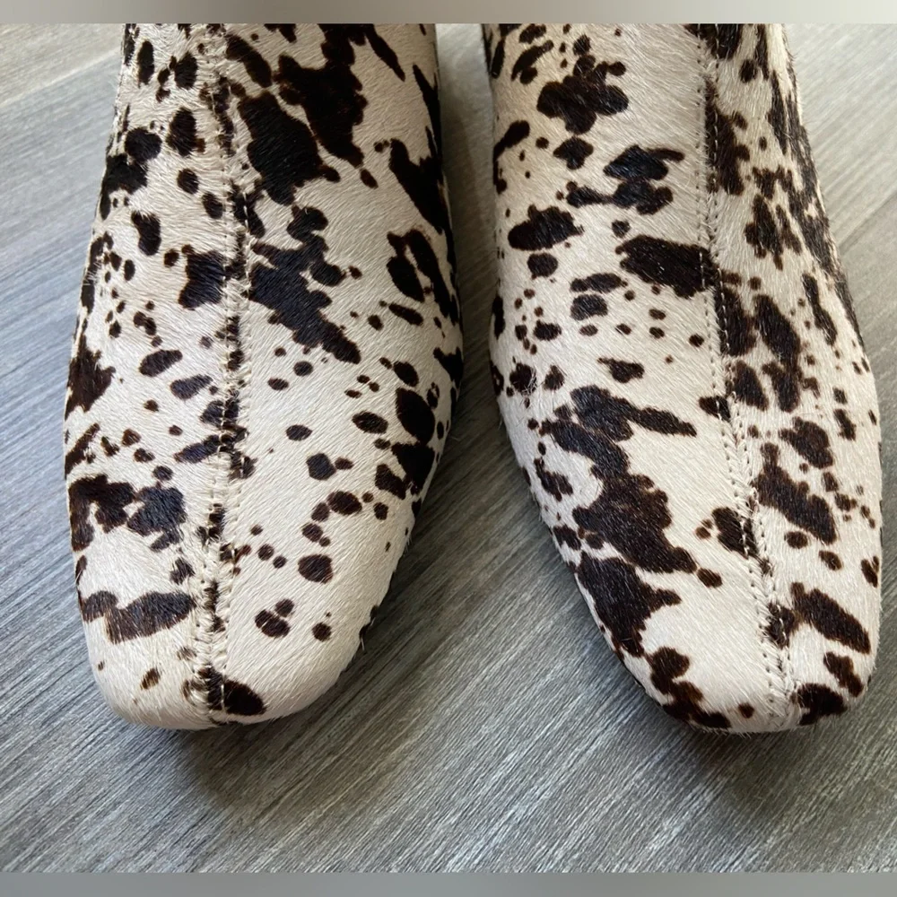 NIB J. Crew Roxie Back Zip Ankle Boot in Snow Pony, BJ873, Size 8.5 - Picture 8 of 10